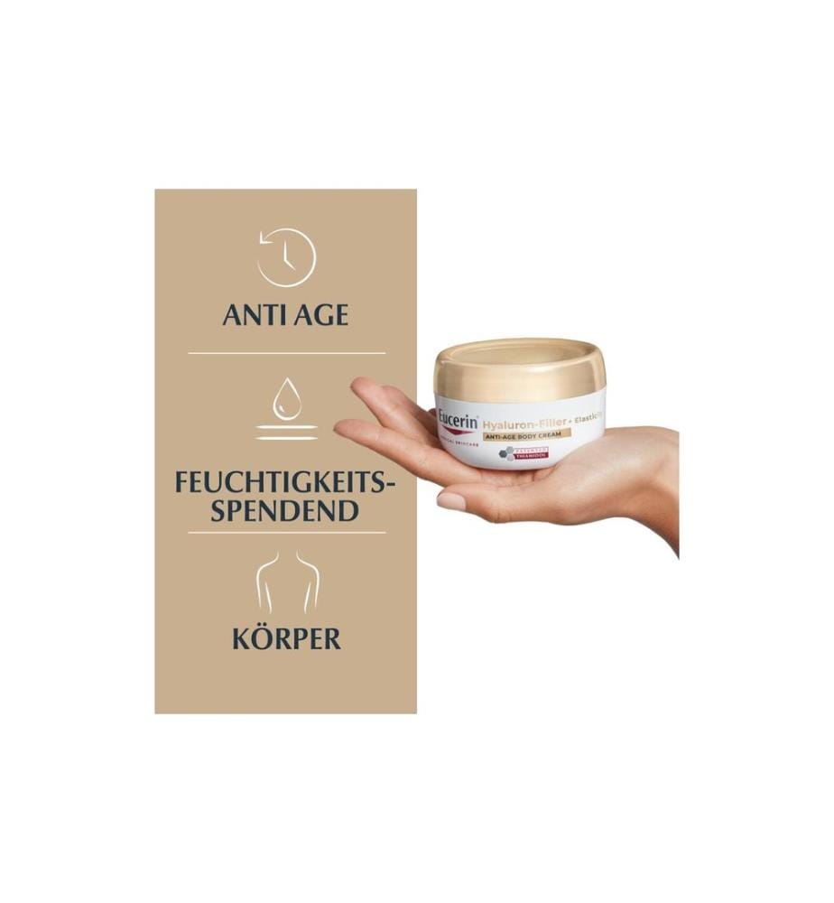 Eucerin Hyaluron-Filler + Elasticity Crème corporelle Anti-Âge 200 ml