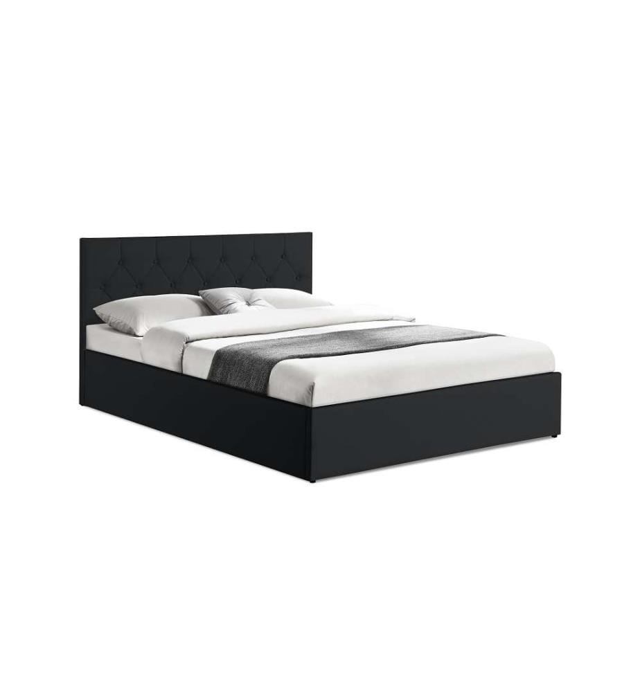 Hannah Chest Bed 140x190cm - Black