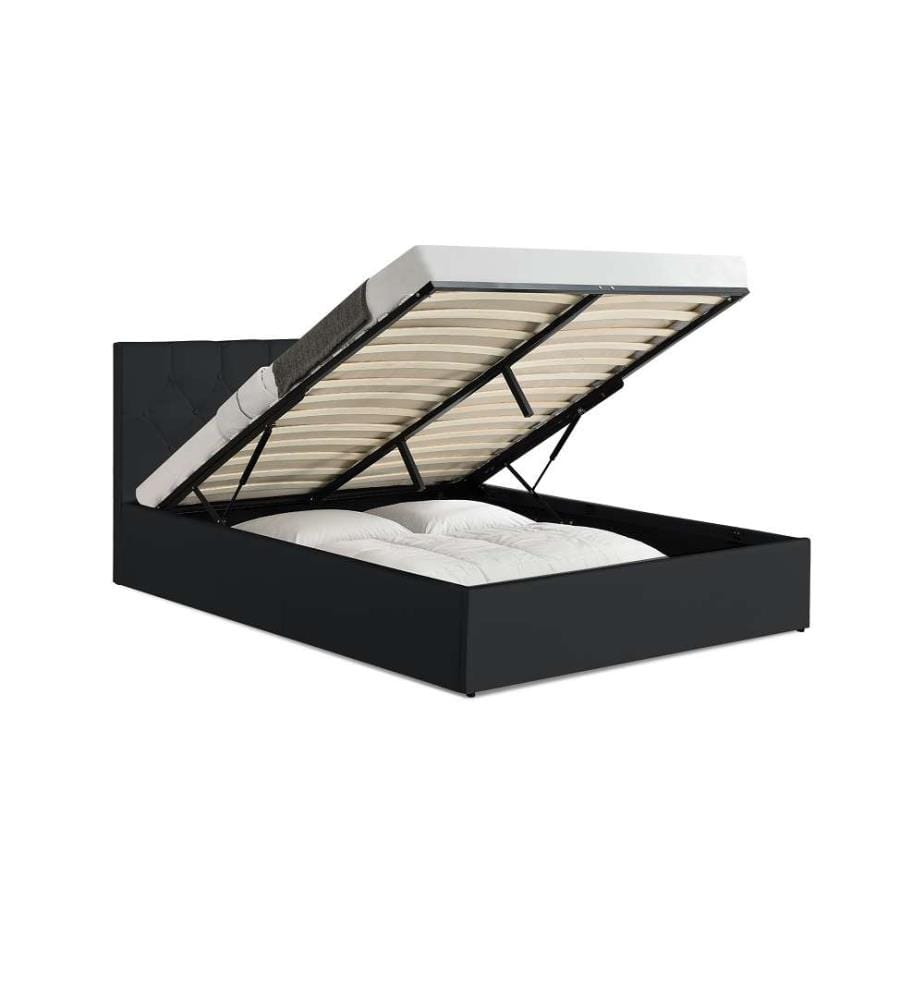 Hannah Chest Bed 140x190cm - Black