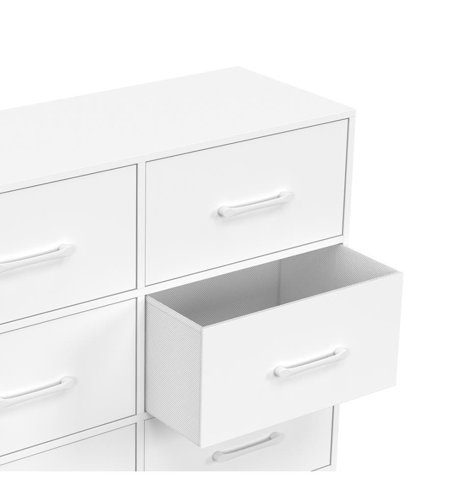 Uma Kommode mit 6 Schubladen - Weiss