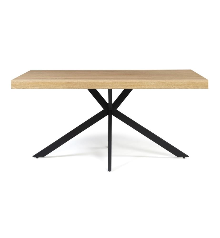 Brixton Esstisch 160 x 90 x 75 cm - Schwarz