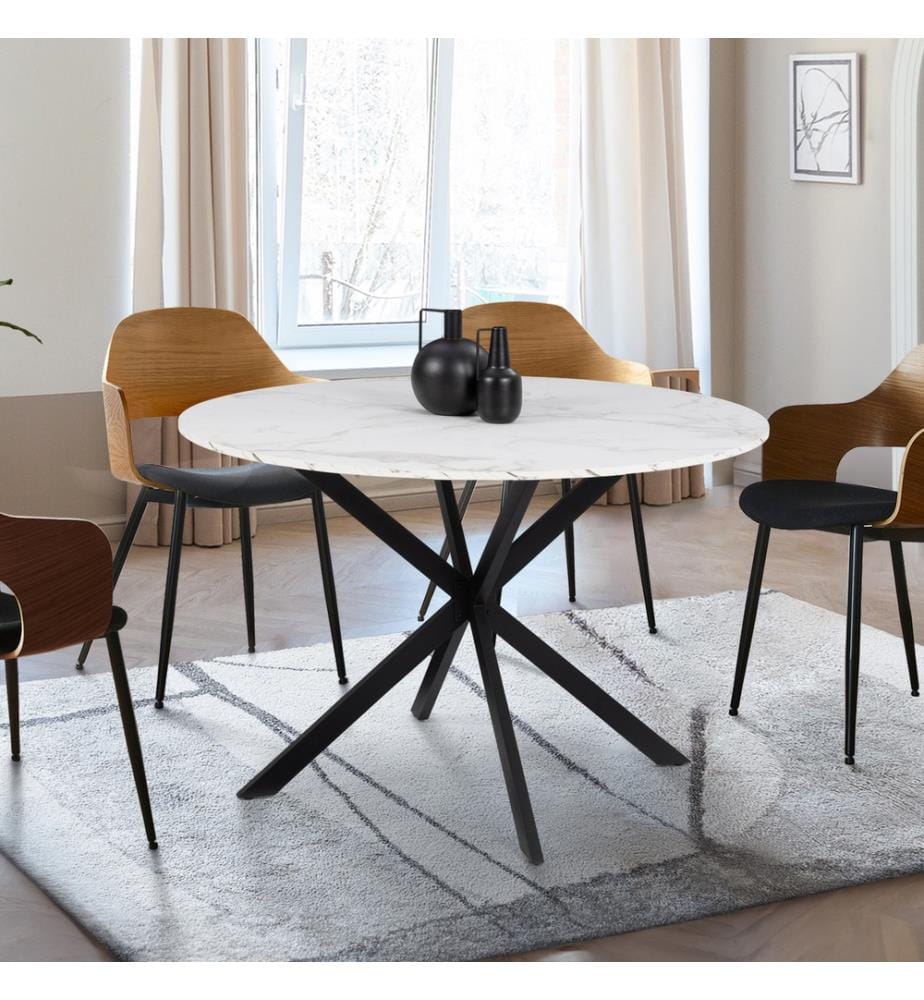 Esstisch Soline 110 cm - Schwarz