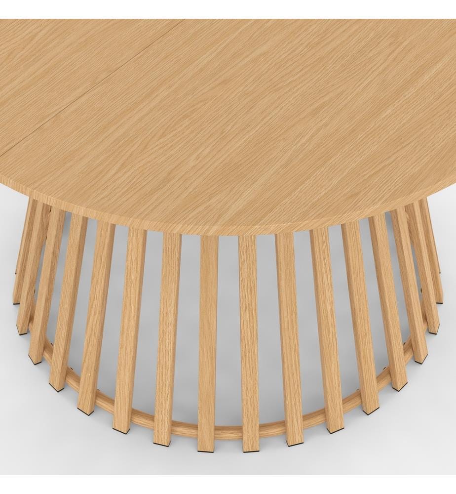 Table de jardin Hortensia ronde Ø120cm - Brun