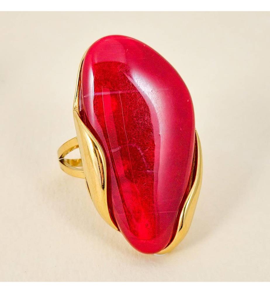 Ring Leos Steel - Vergoldet