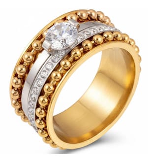 Iridianza Ring - Silber Vergoldet Rosé