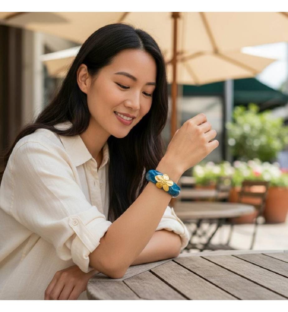 Florus Steel Armband - Vergoldet