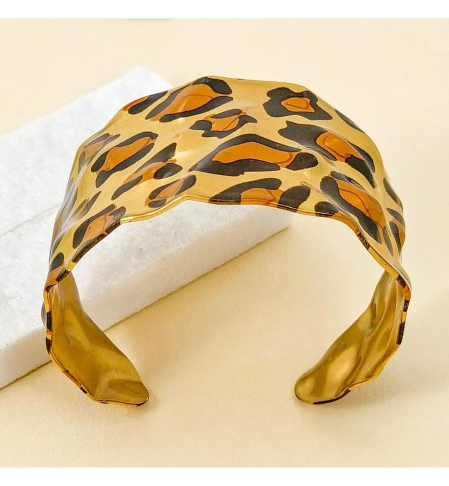 Panthera Steel Armband - Vergoldet