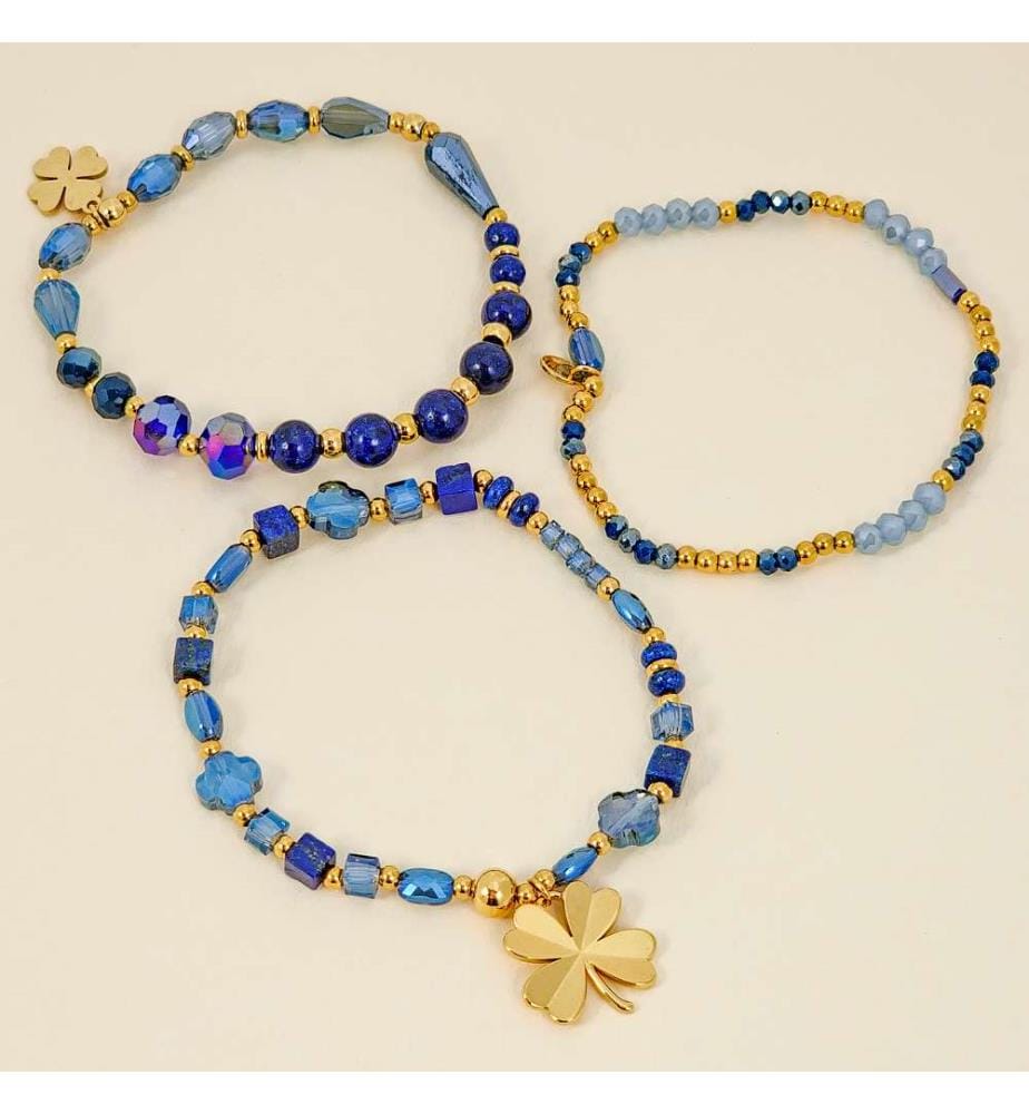 Armband Armband Mit Mehrreihigen Anhängern - Blau