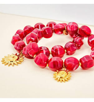 Sol De Steel Armband - vergoldet