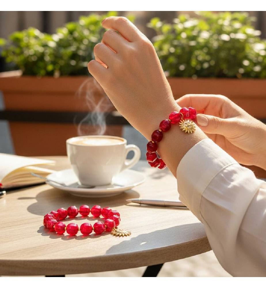 Sol De Steel Armband - vergoldet