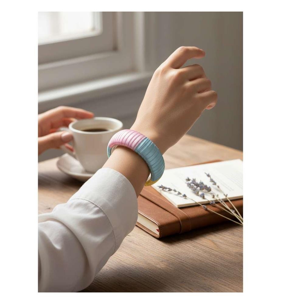 Starres Armreif-Armband - Mehrfarbig