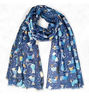 Cats City Halstuch - Beige