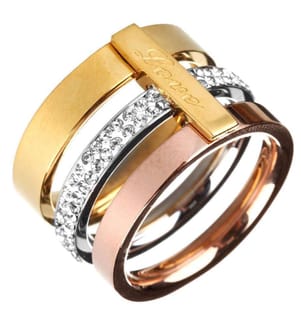 Love Origins 3 Ors Ring - Mehrfarbig