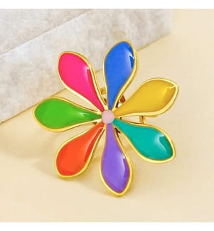 Flower Of Love Ring - Mehrfarbig