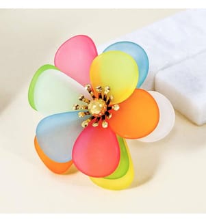 Rainbow Flor Ring - Mehrfarbig