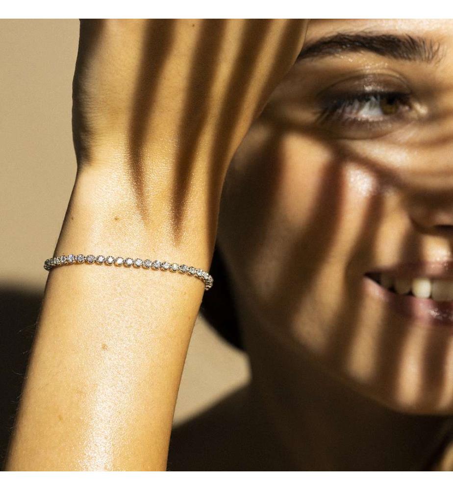 Bracelet - Or blanc
