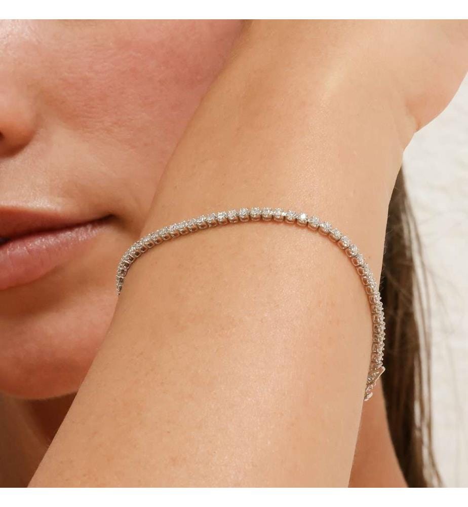 Bracelet - Or blanc