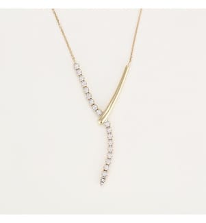 Collier Étreinte Céleste - Or jaune