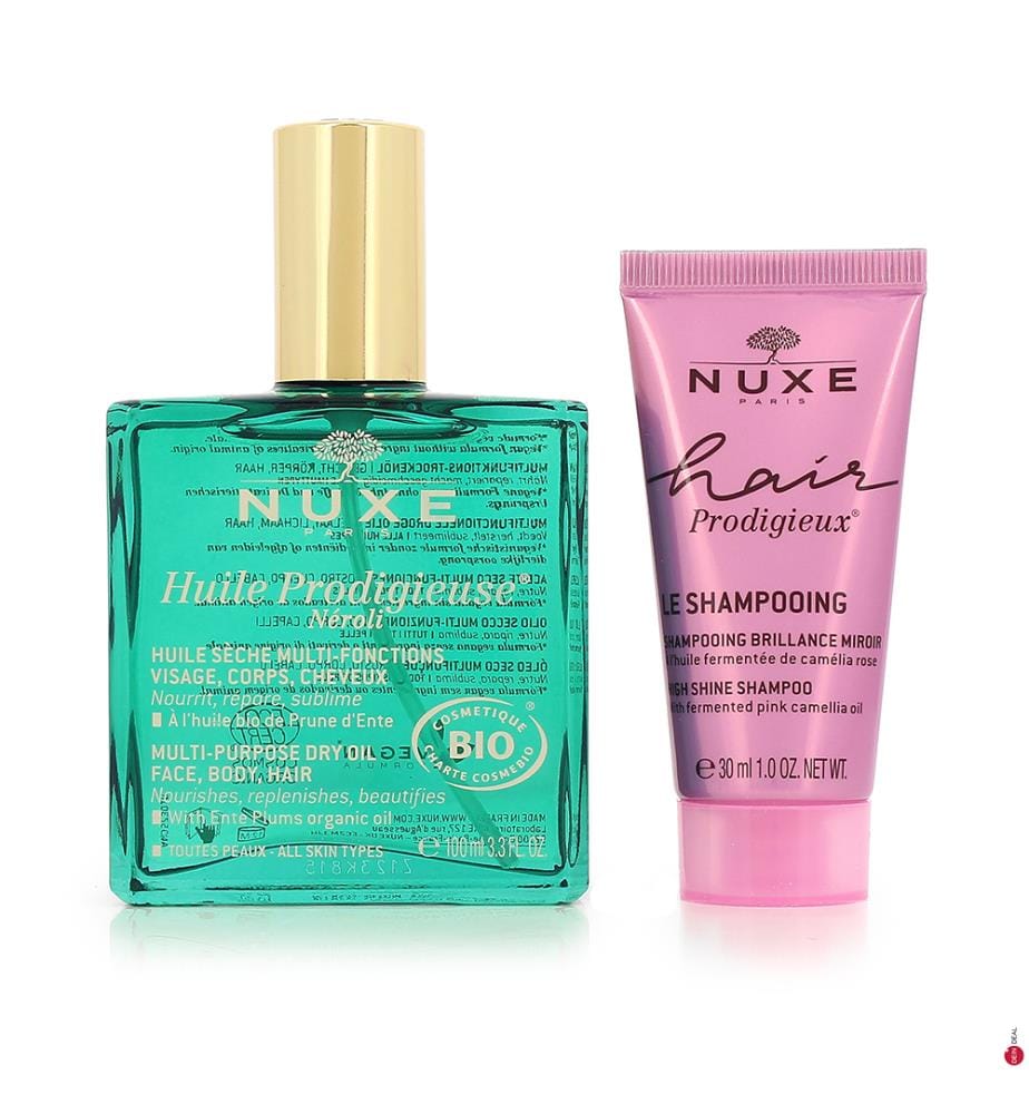 Huile Prodigieuse Néroli Bio 100 ml + Le Shampoing Brillance Miroir Hair Prodigieux - 30 ml