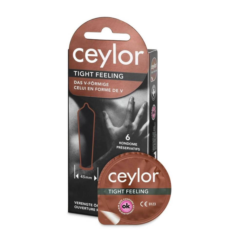 Préservatifs Tight Feeling Celui en Forme de V - 6 Pièces