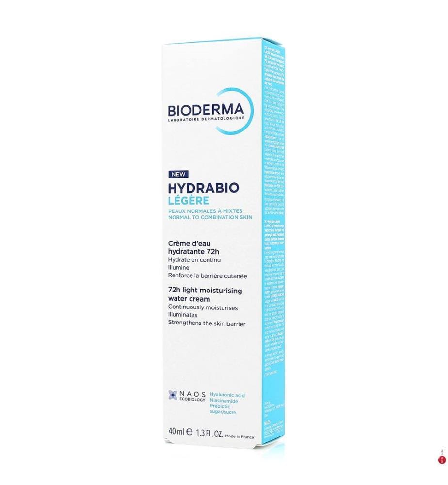 Hydrabio Leichte feuchtigkeitsspendende Wassercreme 72H - 40 ml