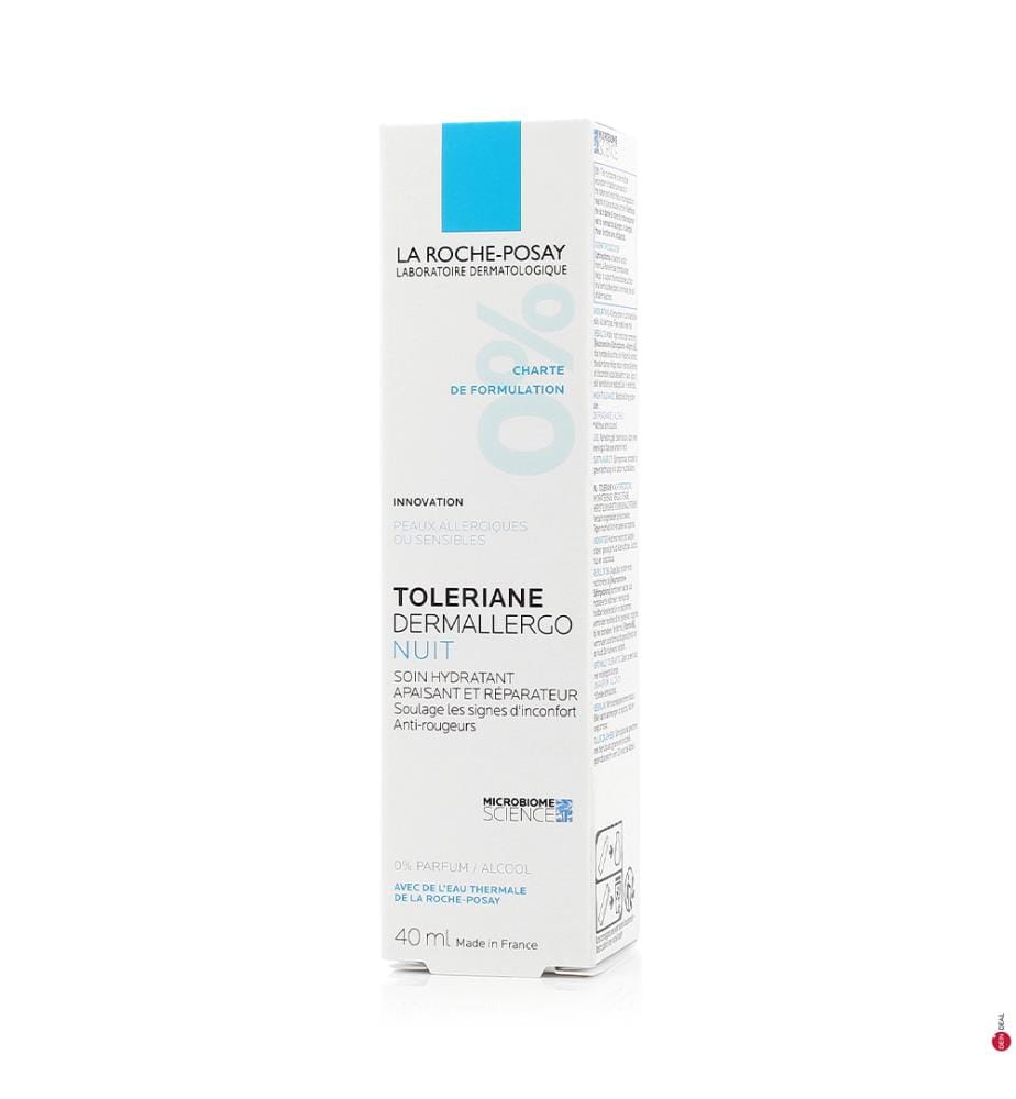 Cura Idratante Toleriane Dermallergo Nuit - 40 ml