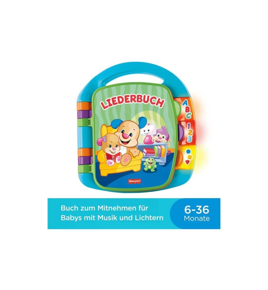 Fisher-Price Musikspielzeug Lernspass Liederbuch