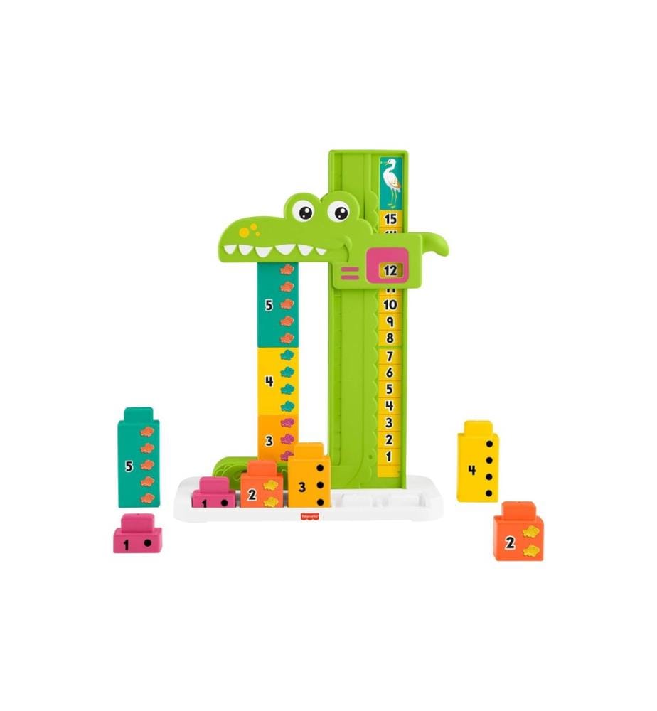 Fisher-Price Stapelspielzeug Mein Zahlen-Krokodil