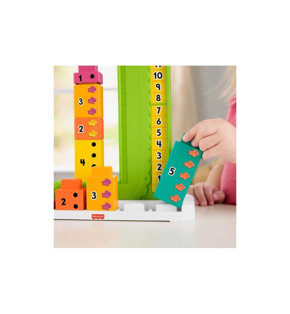 Fisher-Price Stapelspielzeug Mein Zahlen-Krokodil