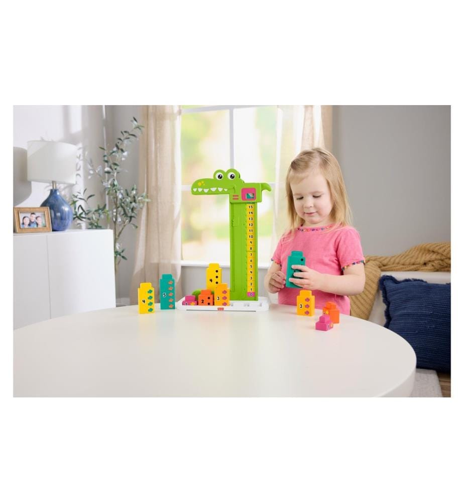 Fisher-Price Stapelspielzeug Mein Zahlen-Krokodil