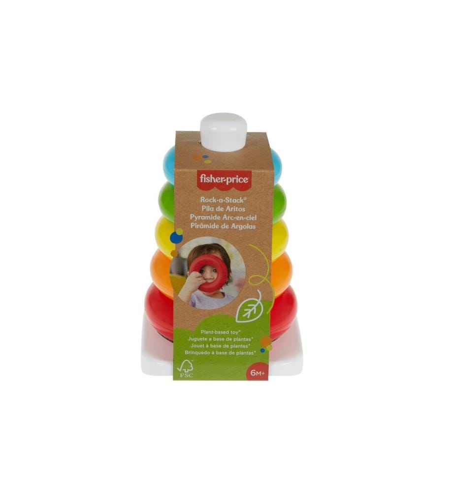Fisher-Price Stapelspielzeug Eco Farbring Pyramide