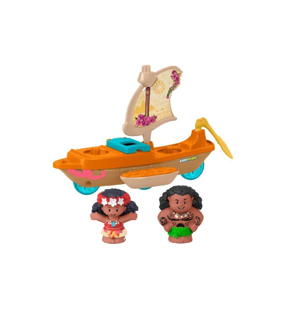 Fisher-Price Set de jeu Disney Princess Vaiana et le canoë de Maui