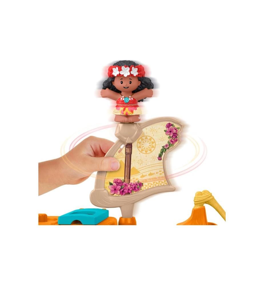 Fisher-Price Set de jeu Disney Princess Vaiana et le canoë de Maui
