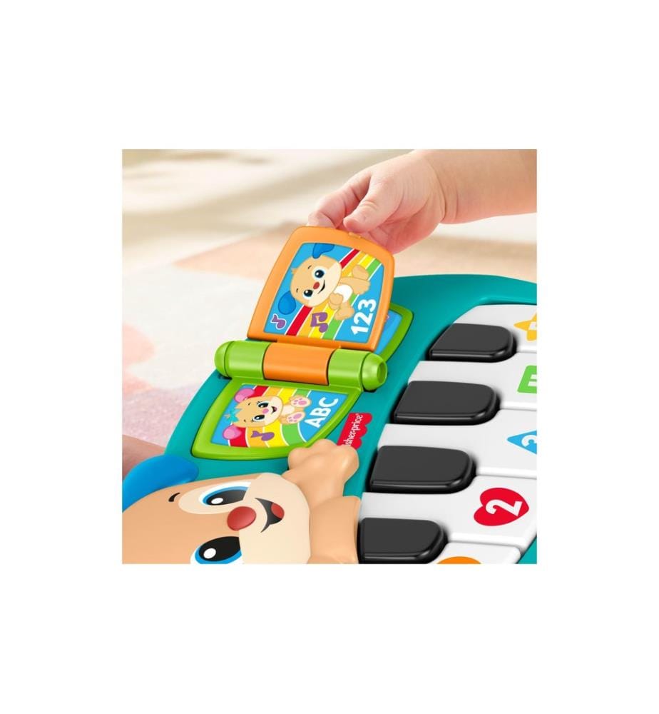 Fisher-Price Musikspielzeug Lernspass Hündchen-Piano