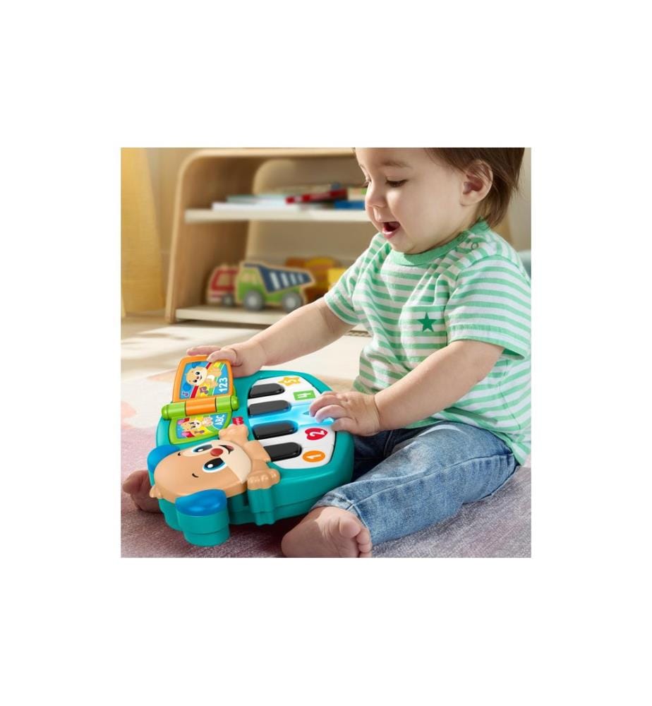 Fisher-Price Musikspielzeug Lernspass Hündchen-Piano