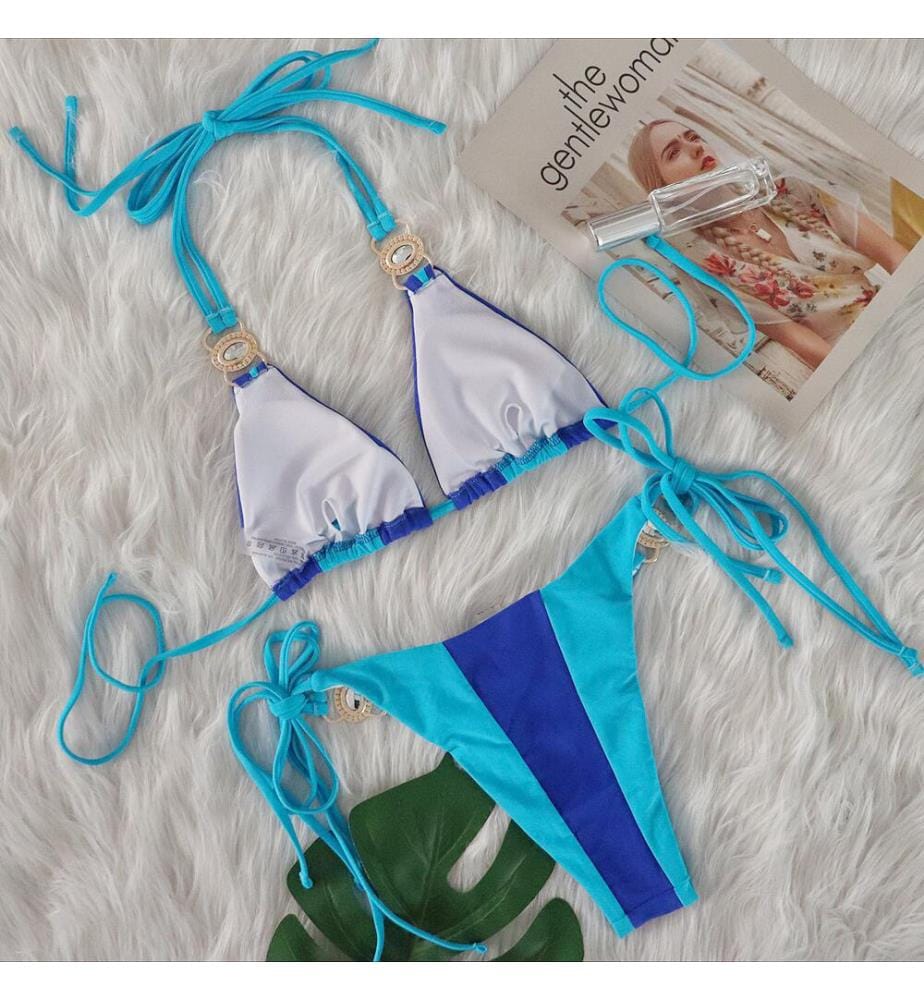 Bikini Bijoux - Bleu 