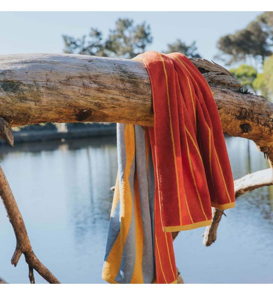 Torres Novas Strandtuch Pena gelb orange - One Size