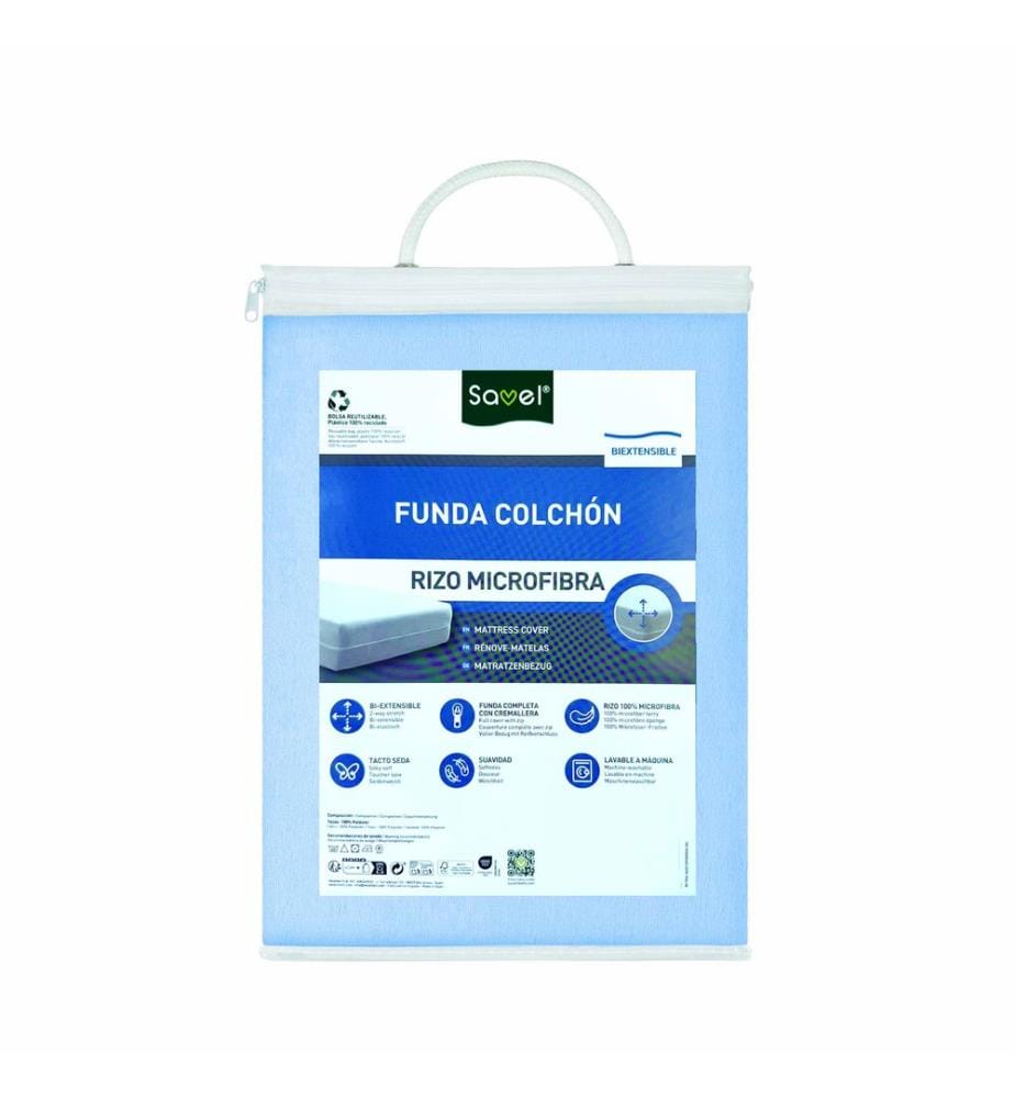 Housse de matelas Betria en microfibre - 160 x 200 cm