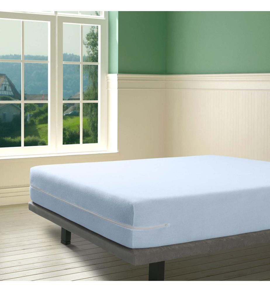 Housse de matelas Betria en microfibre - 160 x 200 cm