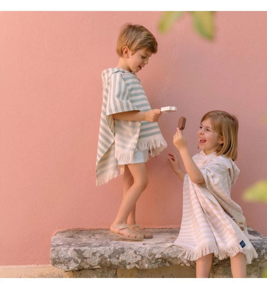 Torres Novas Barra Kinder Poncho gestreift - One Size