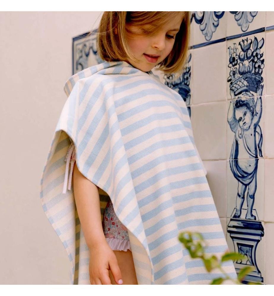 Torres Novas Barra Kinder Poncho gestreift - One Size