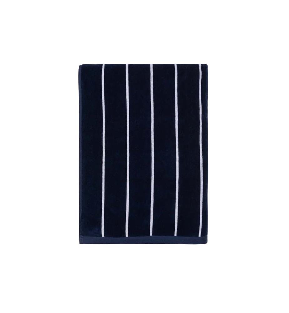 Torres Novas Pena Strandtuch 100x180cm marin, hellblau, weiss - One Size