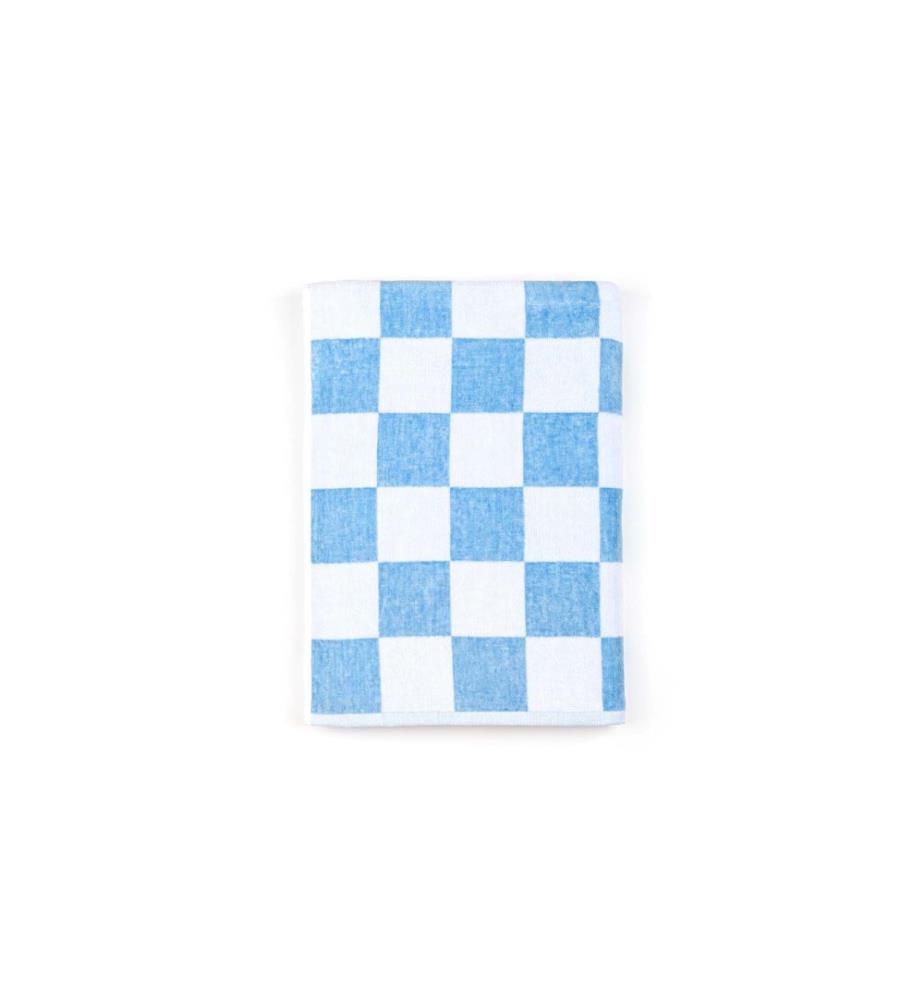 Torres Novas Gibalta Karo Strandtuch hellblau - One Size