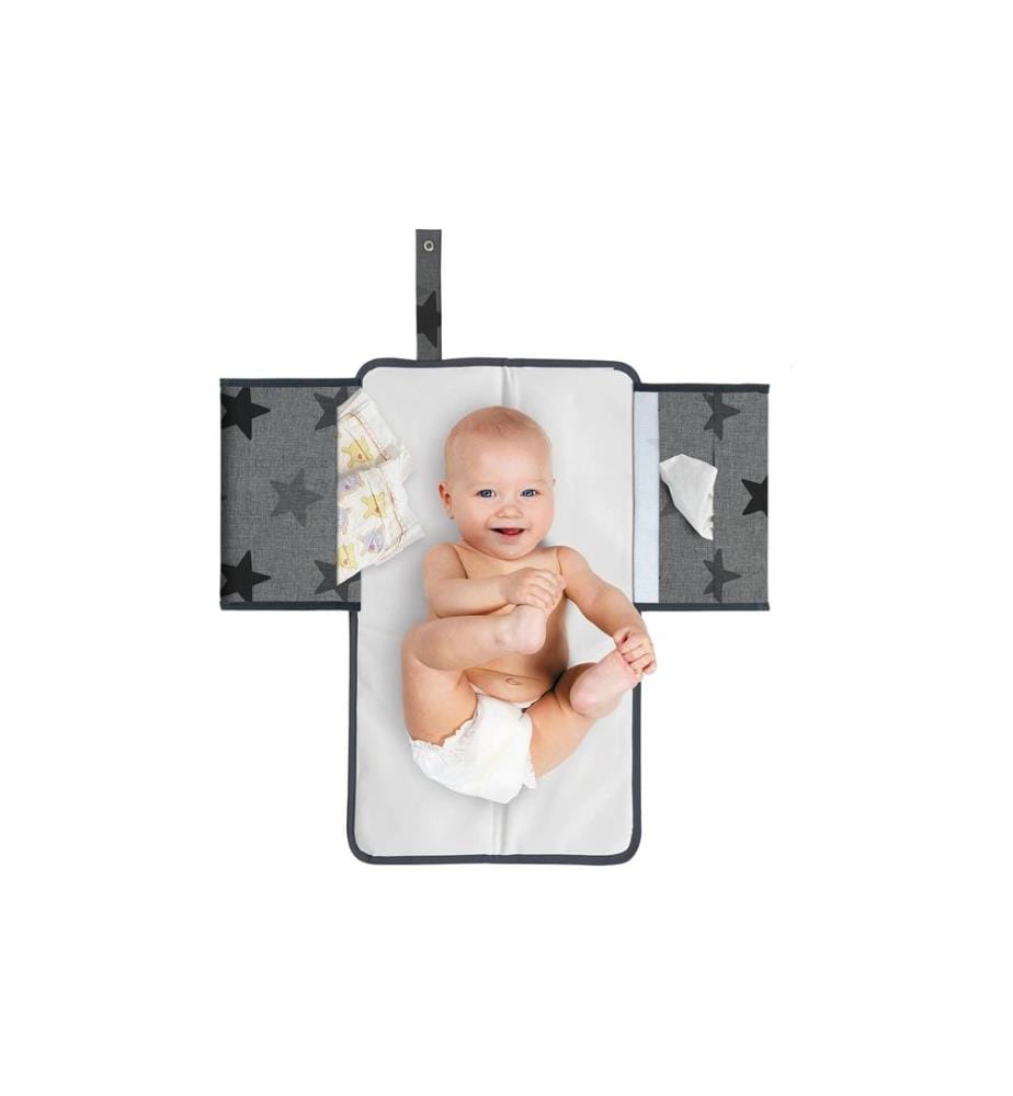Dooky 3-in-1 Wickelset Grau, Sterne