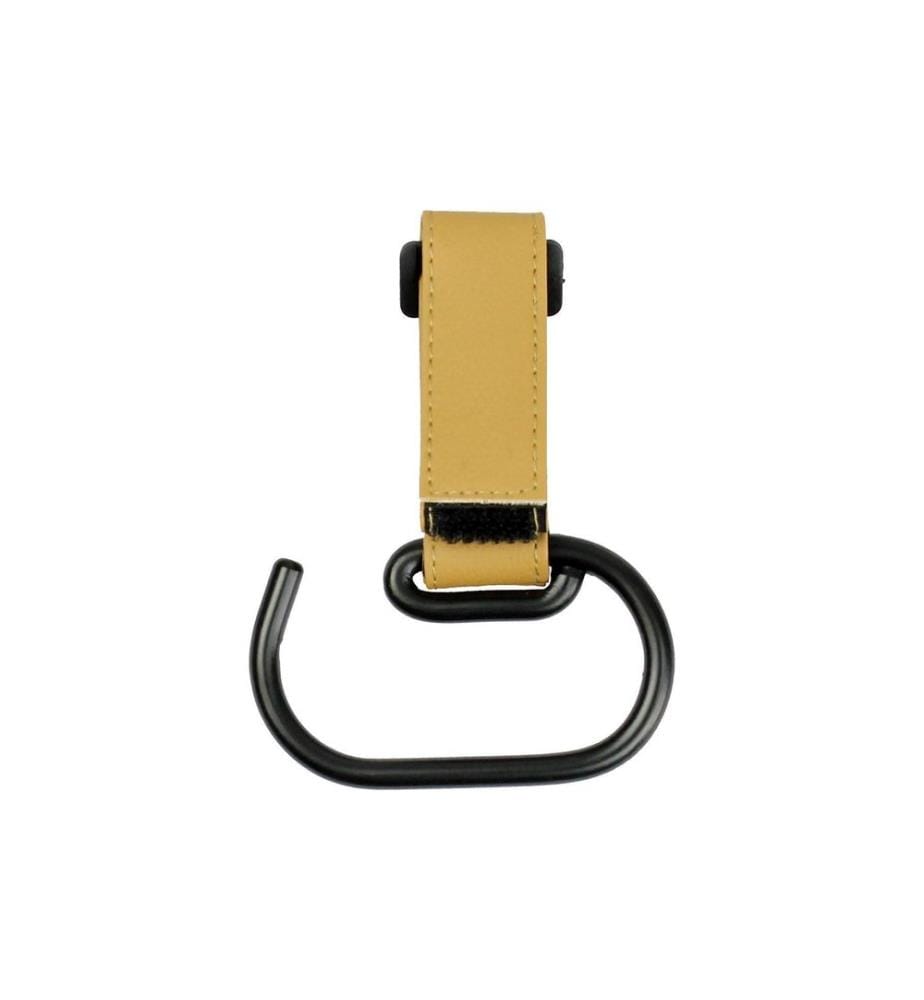 Dooky Buggy Hooks Large 2er Set, Braun