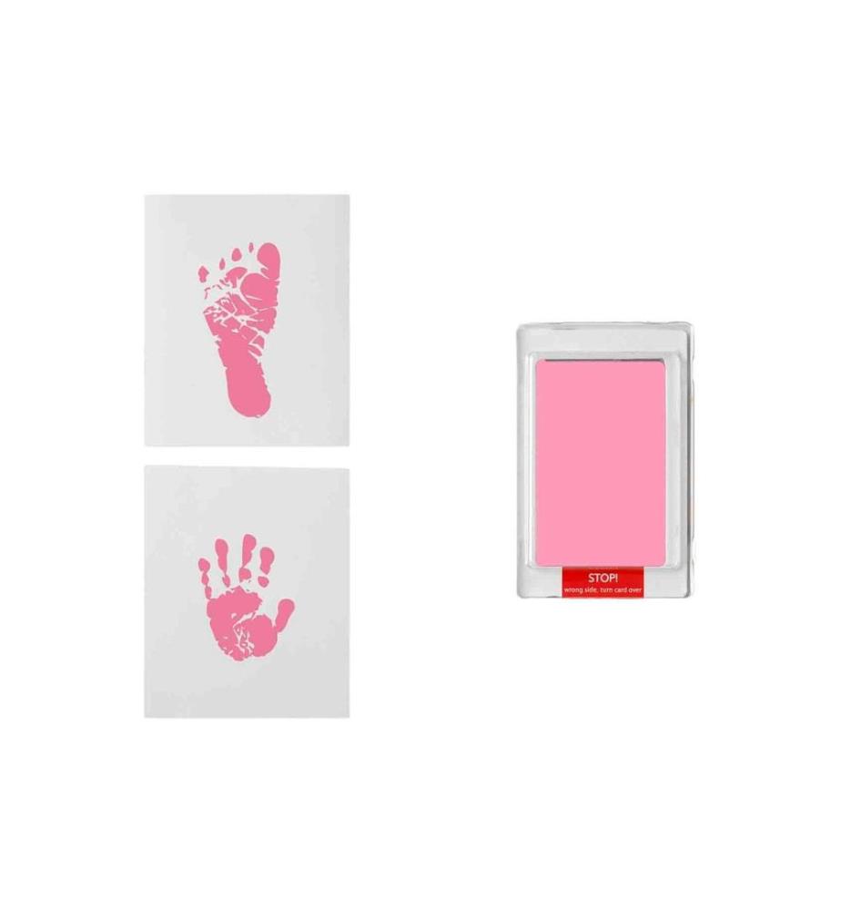 Dooky Handabdruck-Set Pink, 12 x 10 cm