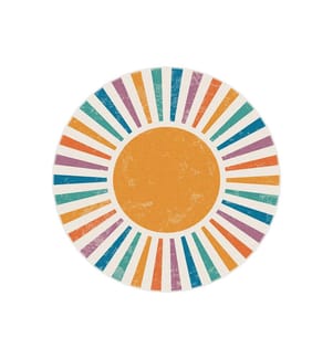 Teppich „Melissa“ 120 x 120 cm – Orange