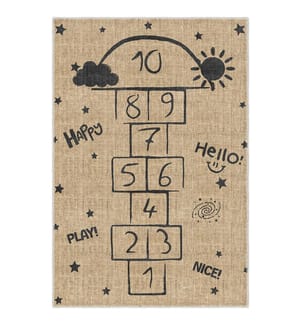 Teppich „Cooper“ 80 x 200 cm – Braun