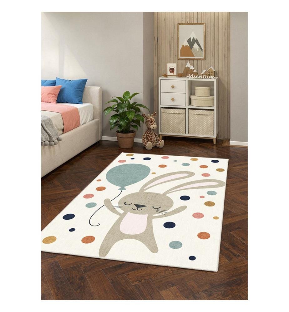 Teppich „Lucy“ 80 x 200 cm – Cremefarben