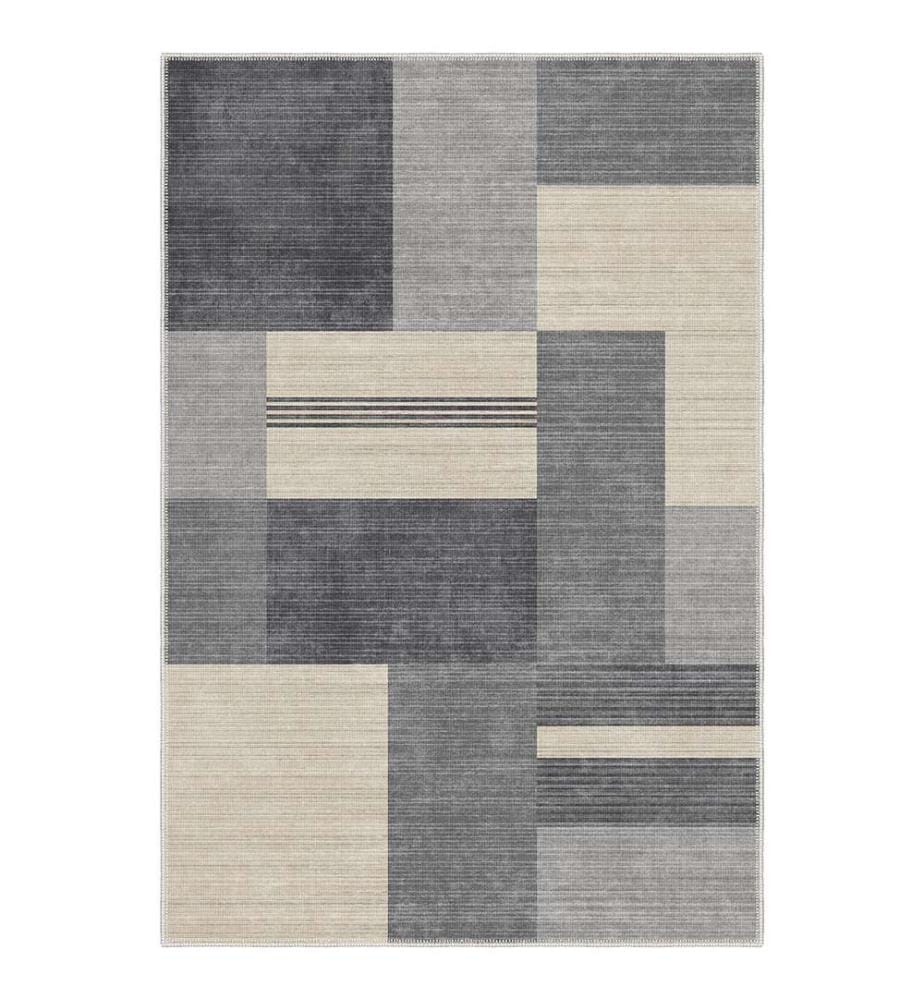 Rechteckiger Teppich Evora 100 x 150 cm - Anthrazit